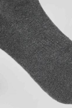 Anthracite grey stretch cotton socks Eden Park