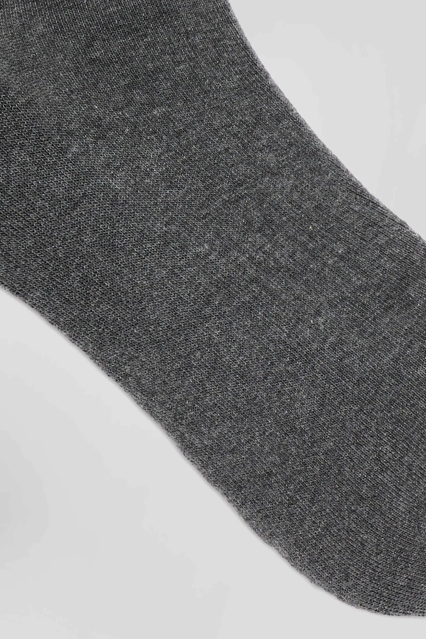 Anthracite grey stretch cotton socks Eden Park