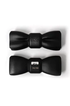 Bi-Bi bow-tie dumbbells Black