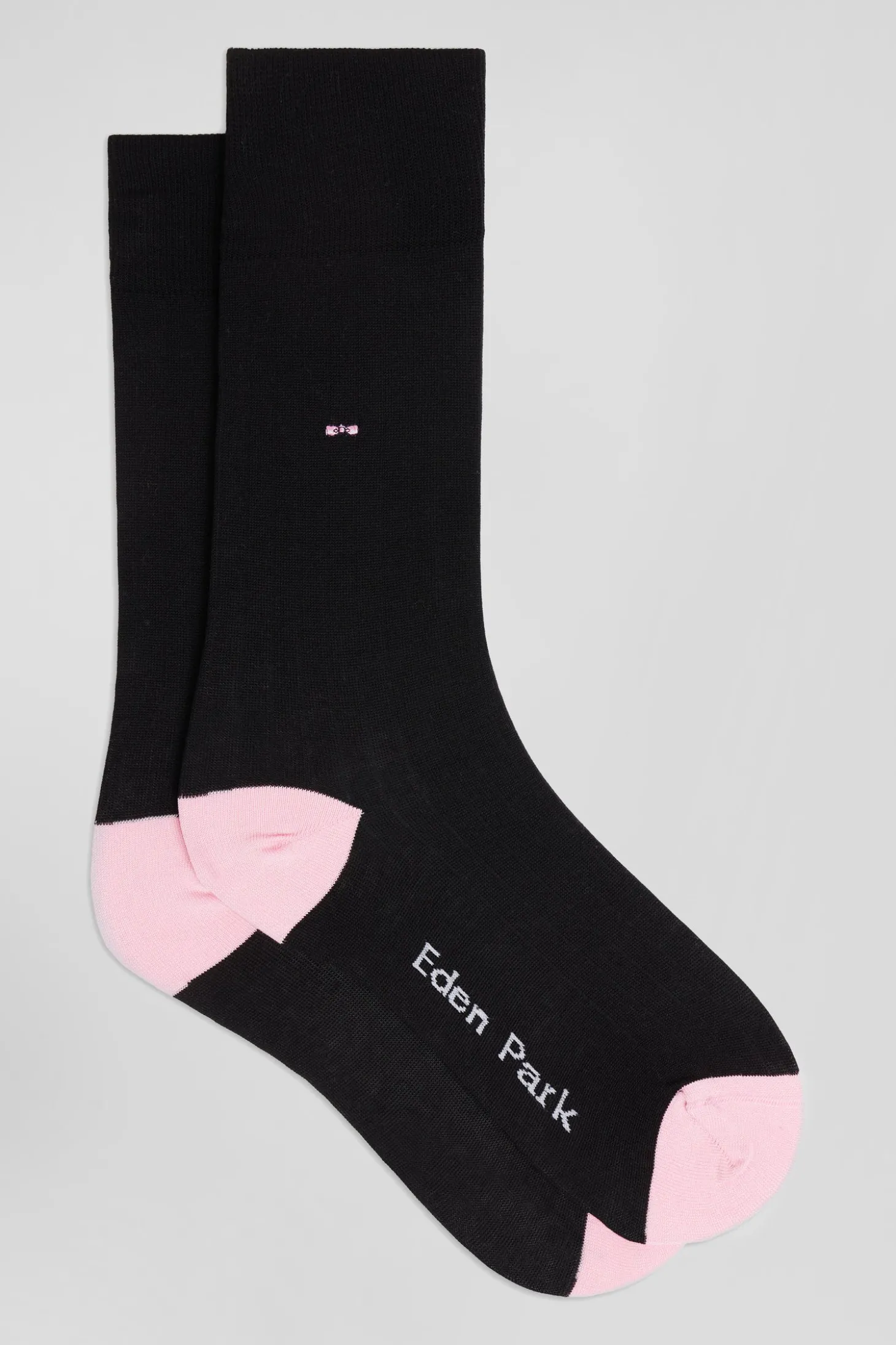Black and pink mixed cotton socks