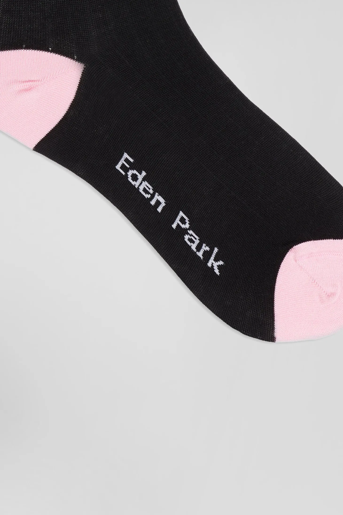 Black and pink mixed cotton socks