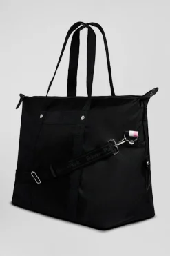 Black jacquard Eden Park travel bag