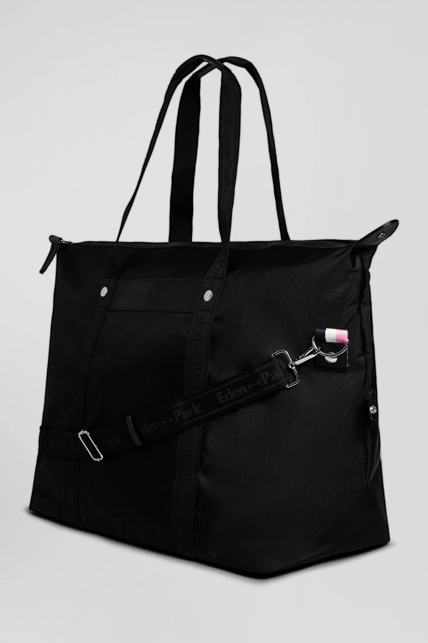 Black jacquard Eden Park travel bag