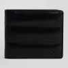 Black leather Italian-style wallet