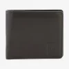 Black leather Italian-style wallet