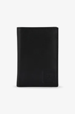 Black leather wallet