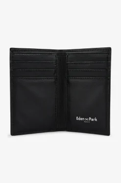 Black leather wallet