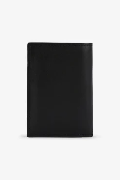 Black leather wallet