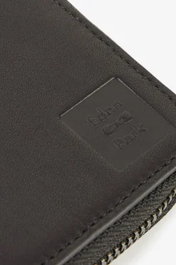 Black leather wallet
