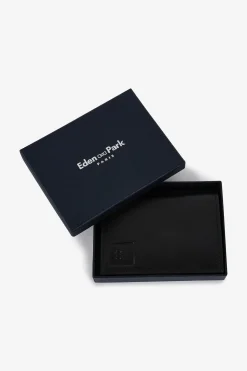 Black leather wallet