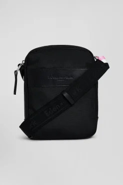 Black messenger bag