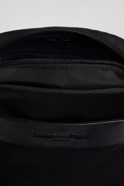 Black messenger bag