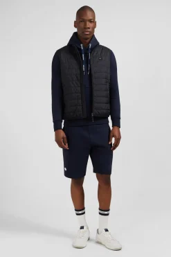 Black sleeveless down jacket