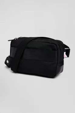Black waist bag