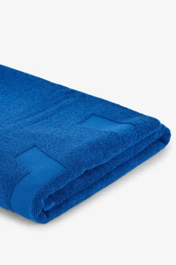 Blue beach towel