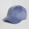 Blue corduroy cap