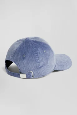 Blue corduroy cap