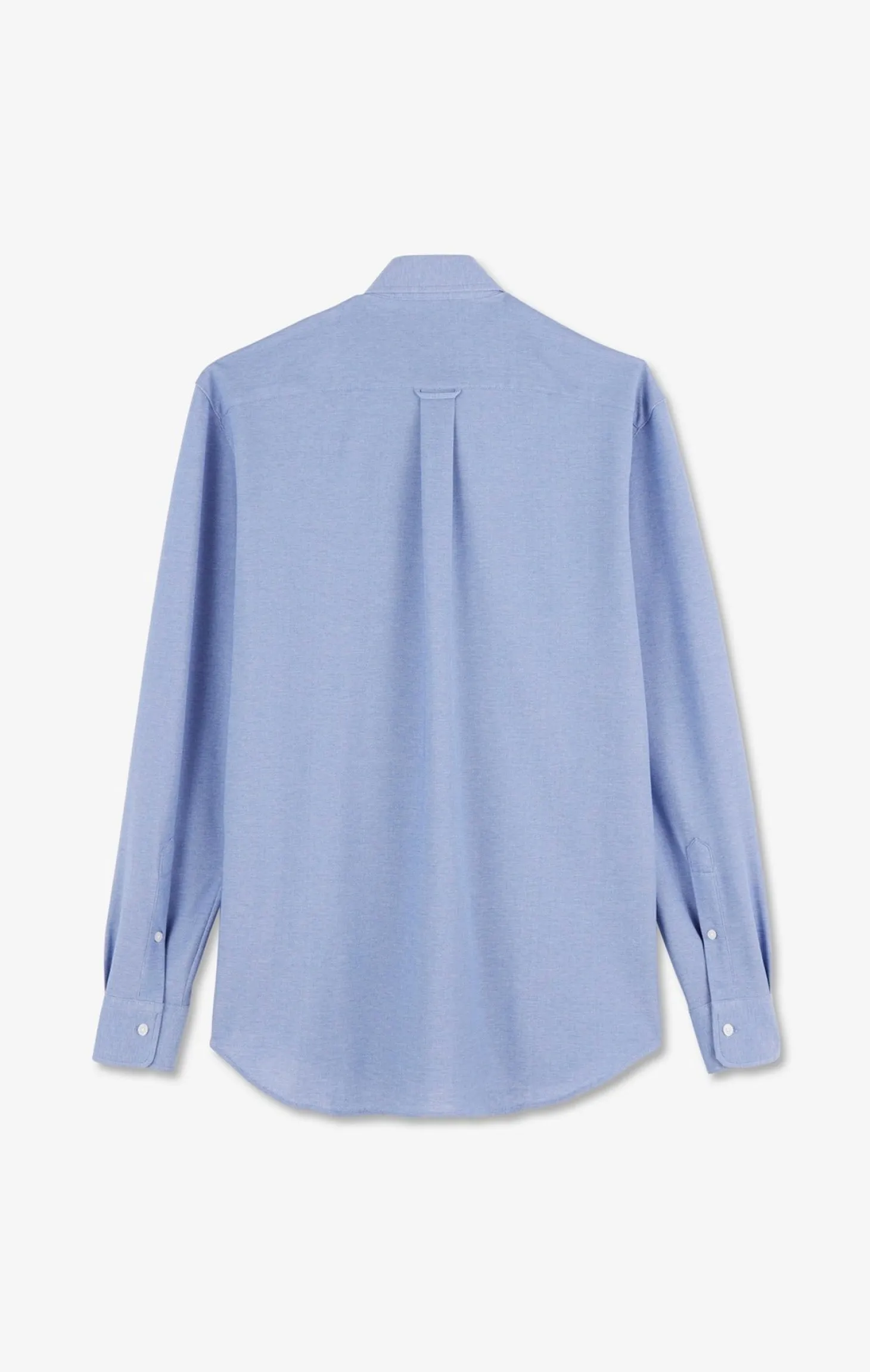 Blue cotton pinpoint shirt