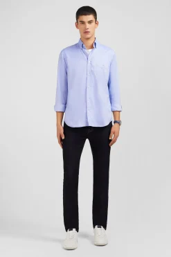 Blue cotton shirt