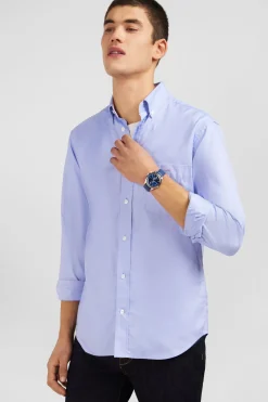 Blue cotton shirt