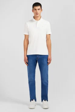 Blue jeans in stretch cotton