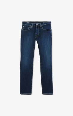 Blue jeans in stretch cotton