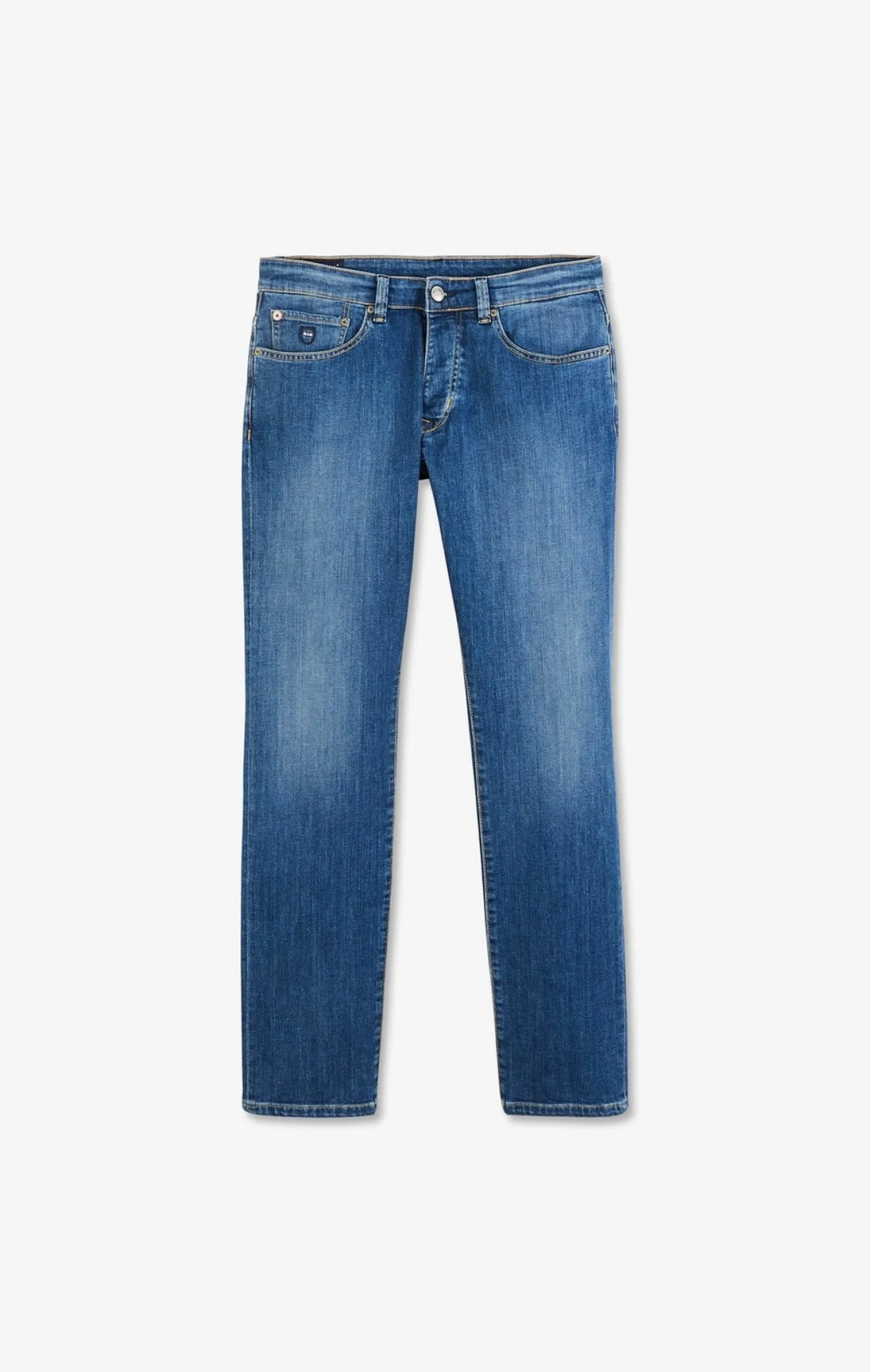 Blue jeans in stretch cotton