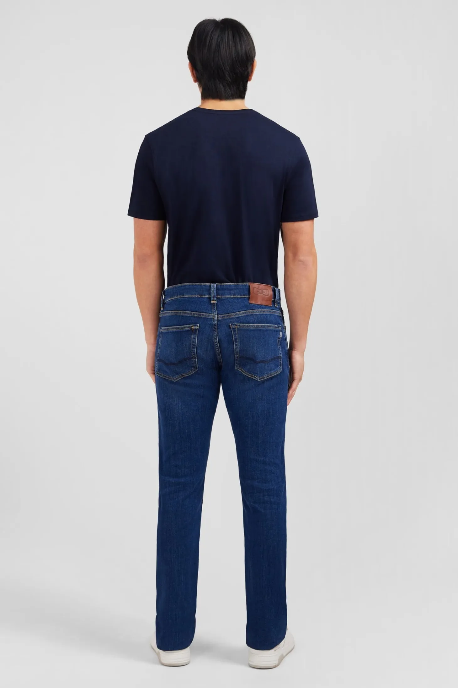 Blue jeans in stretch cotton