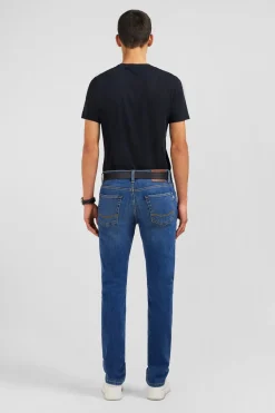 Blue jeans in stretch cotton