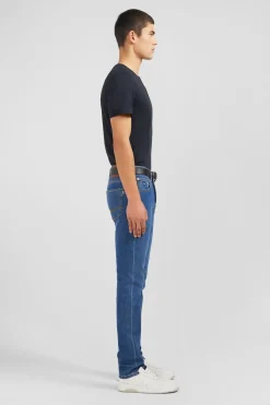 Blue jeans in stretch cotton