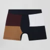Bordeaux colorblock stretch cotton boxers