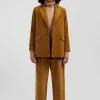 Camel corduroy blazer Modern fit