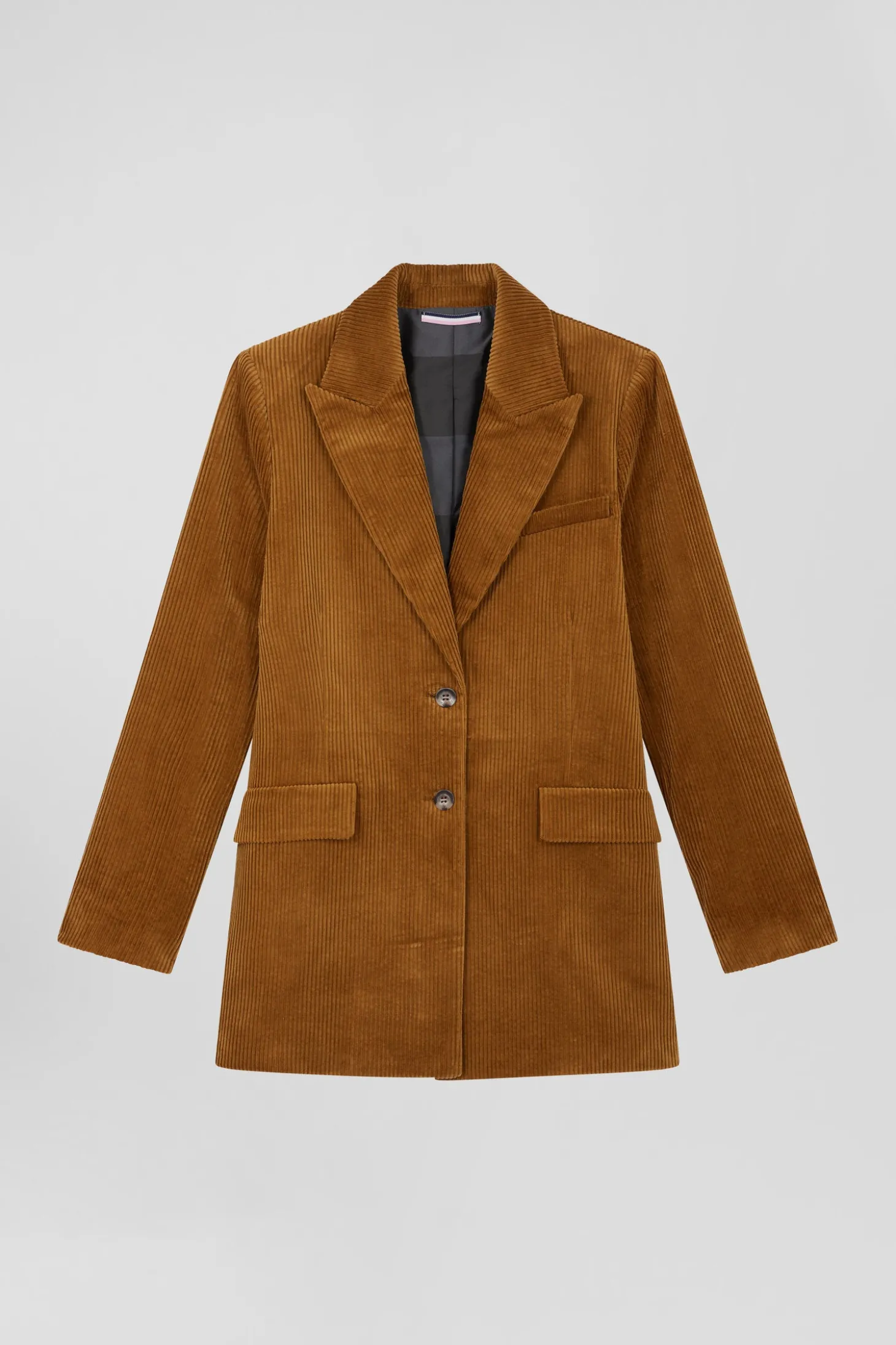 Camel corduroy blazer Modern fit