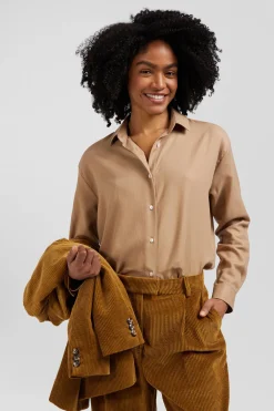 Camel corduroy blazer Modern fit