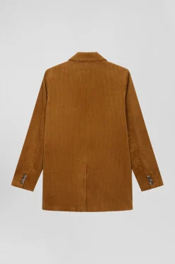 Camel corduroy blazer Modern fit