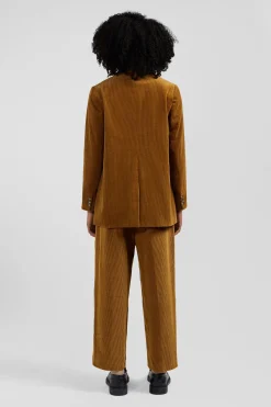 Camel corduroy blazer Modern fit