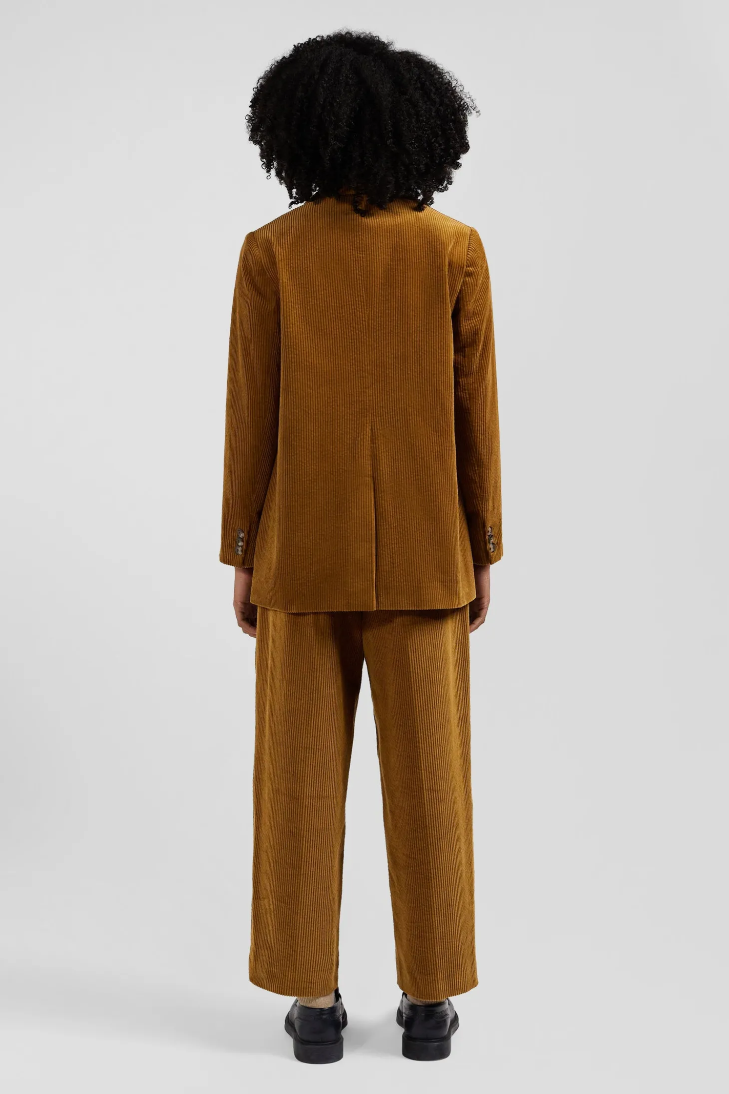 Camel corduroy blazer Modern fit