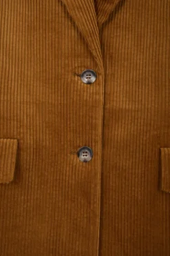 Camel corduroy blazer Modern fit