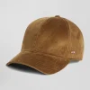 Camel corduroy cap