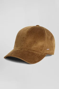 Camel corduroy cap