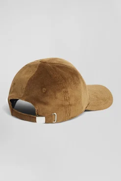 Camel corduroy cap