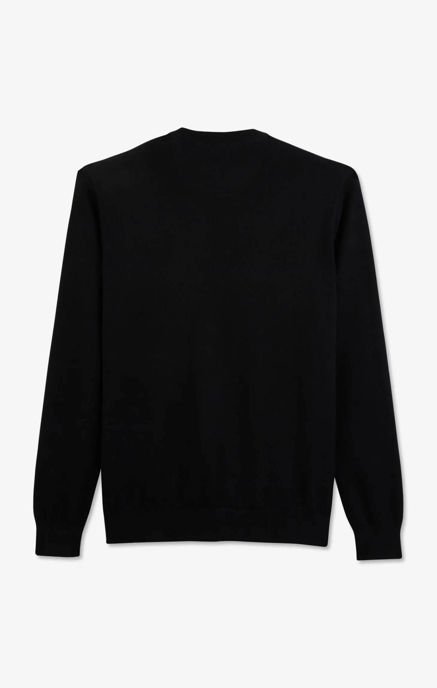 Crew black cotton jumper