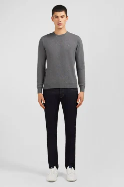 Crew grey cotton jumper