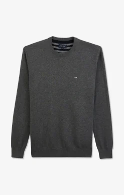 Crew grey cotton jumper