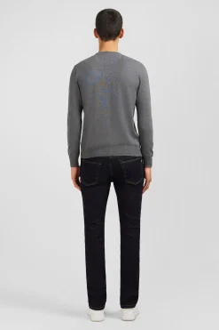 Crew grey cotton jumper
