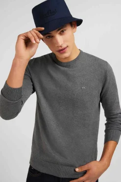 Crew grey cotton jumper