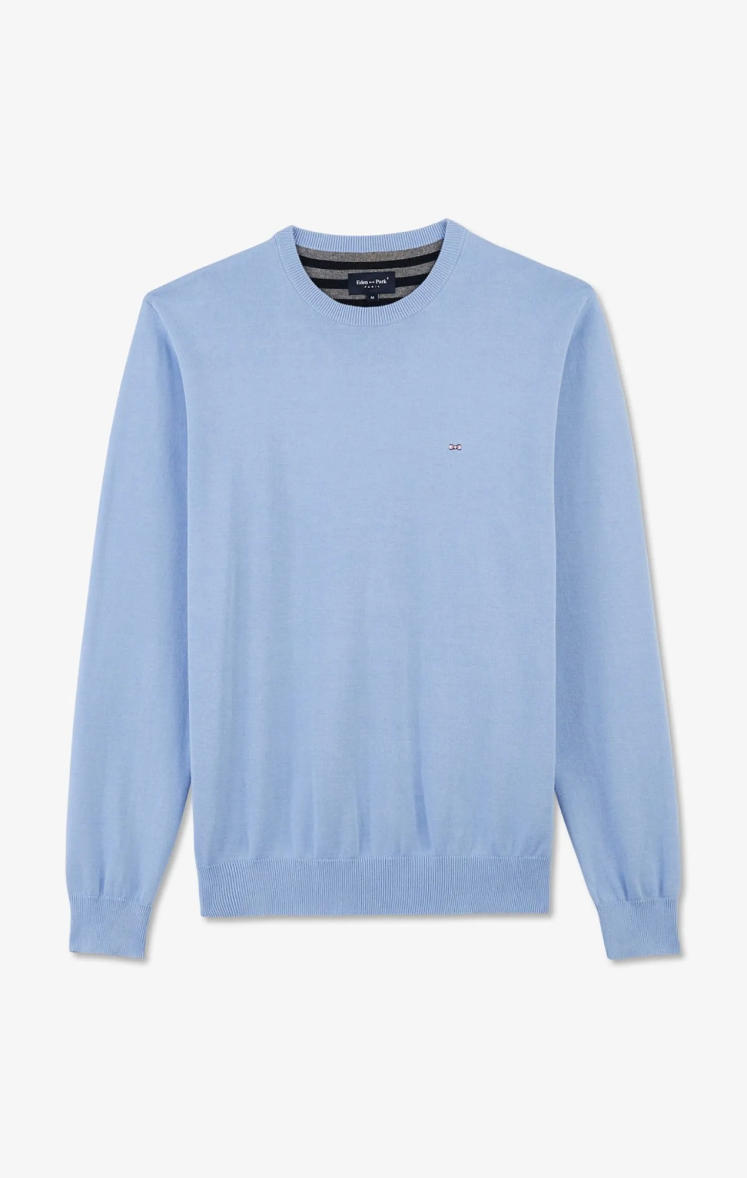 Crew light blue cotton jumper