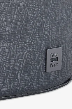 Dark blue leather bag