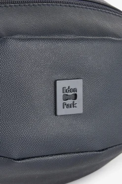 Dark blue leather oval case
