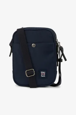 Dark blue rectangular messenger bag